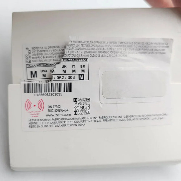 Zara Gold-Tone Textured Multi-Layered Triple Hoop Earrings - Picture 3 of 5